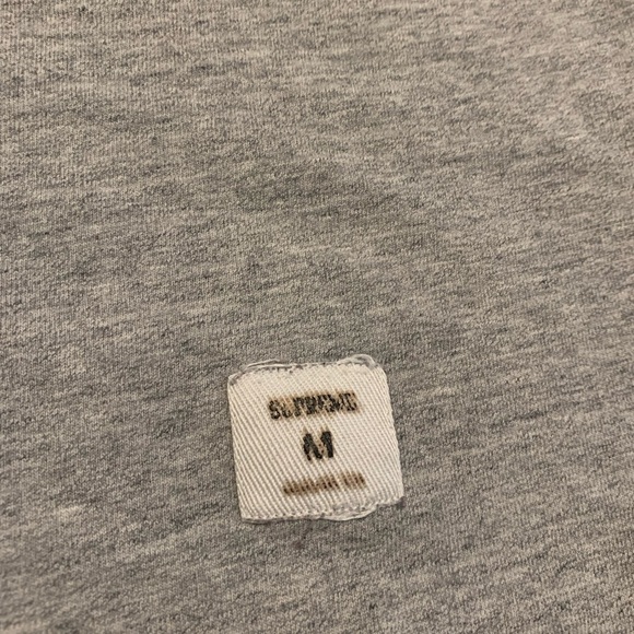 Supreme Arch Logo Tee Grey Orange Blue Size Medium - Picture 2 of 9